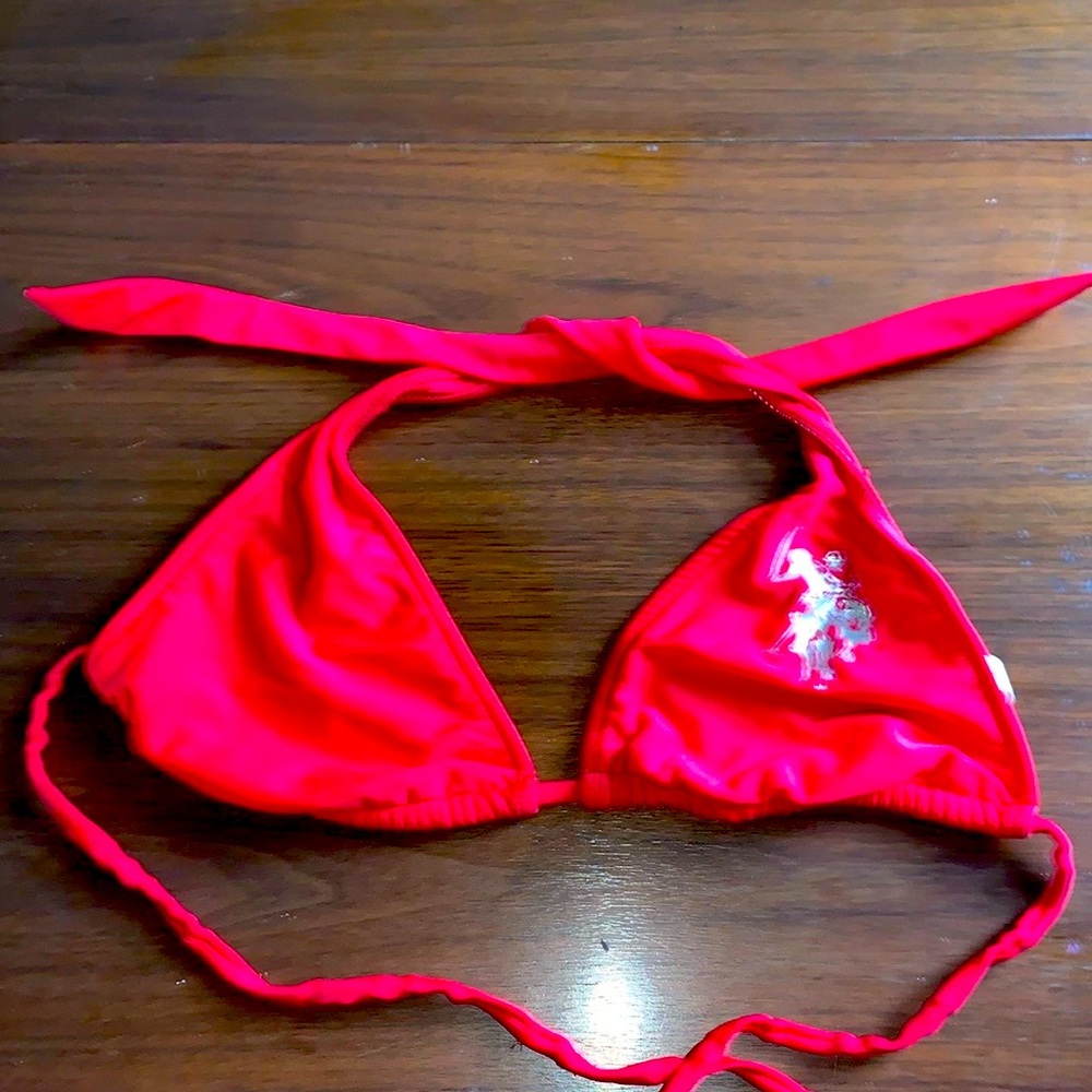 Red US Polo Assn Bikini Top Size Medium